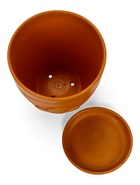 Горшок для цветов «Голландия», 5 л, d=22 см, h=19.5 см, керамический, с поддоном, коричневый 10959237