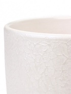 Горшок цветочный с поддоном 5,4 л, d22/h19 см белый керамика, "Перл" (М) 10959238