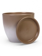 Горшок для цветов «Туман», керамический, с поддоном, коричневый, набор 4 шт.: 600 мл, 1.4 л, 2.5 л, 5 л 10959242