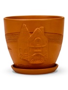 Горшок для цветов «Голландия», керамический, с поддоном, коричневый, набор 4 шт.: 600 мл, 1.4 л, 2.5 л, 5 л 10959243