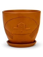 Горшок для цветов «Голландия», керамический, с поддоном, коричневый, набор 4 шт.: 600 мл, 1.4 л, 2.5 л, 5 л 10959243