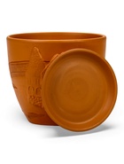 Горшок для цветов «Голландия», керамический, с поддоном, коричневый, набор 4 шт.: 600 мл, 1.4 л, 2.5 л, 5 л 10959243