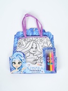 УЦЕНКА ШКОЛА ТАЛАНТОВ Набор для творчесва Сумка-раскрашка Холодная принцесса 10970468