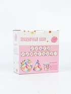 УЦЕНКА Набор бумажной посуды «С днём рождения Шары», 6 тарелок, 6 стаканов, 6 колпаков, 1 гирлянда 3 10970477