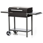 УЦЕНКА Мангал «МАН 205», 128.5×52×90 см, 2 мм, колёса, боковые полки, крышка, термометр - Фото 4