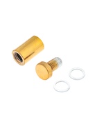 УЦЕНКА Дистанционный держатель для табличек, 16×30 мм, цвет золото, набор 5 шт. - Фото 5