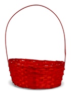 Корзина плетёная для хранения, бамбук, красная, набор 3 шт., Greengo - Фото 5