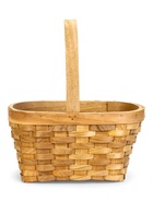 Корзина плетеная 22 х 15,5 х 12 см ручка h=13 см секвойя - фото 63233218