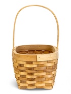 Корзина плетеная 22 х 15,5 х 12 см ручка h=13 см секвойя - фото 63233219