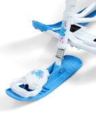 УЦЕНКА Снегокат «Тимка спорт 4-1» с бабочками, со спинкой, белый, голубой, ТС4-1/БТ Nika - Фото 11