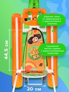 УЦЕНКА Снегокат «Тимка спорт 6 Чебурашка», со спинкой, с родительской ручкой, зелёный, оранжевый, ТС6/ЧБ1 Nika - Фото 3