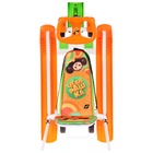 УЦЕНКА Снегокат «Тимка спорт 6 Чебурашка», со спинкой, с родительской ручкой, зелёный, оранжевый, ТС6/ЧБ1 Nika - Фото 9