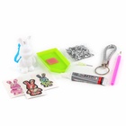 УЦЕНКА Алмазная мозаика на брелоке "Зайка" - Фото 2