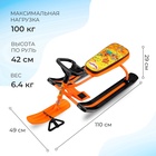 УЦЕНКА Снегокат «Тимка спорт 2» Три кота, оранжевый, ТС2/ТК Nika Kids - Фото 2