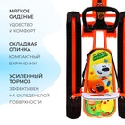 УЦЕНКА Снегокат «Тимка спорт 4-1» Ми-ми-мишки, со спинкой, оранжевый, ТС4-1/ММ2 Nika Kids - Фото 5