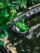Садовая фигура 14 х 13 х 9,5 см "Лягушка в шине" Водоплавающая 10924234