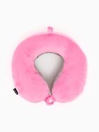 Подушка для путешествий бархатная формовая "Самолет", розовая 10911163