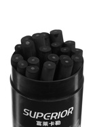 Уголь натуральный 20 штук, d=7-9 мм, в картонном тубусе, черный - Фото 4