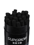 Уголь натуральный 20 штук, d=5-7 мм, в картонном тубусе, черный 10911679