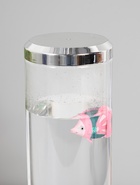 Светильник "Аквариум с рыбками" LED RGB 4,5Вт USB серебро 8,7х8,7х27 см - фото 63233326