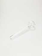 Трубка курительная из стекла, прозрачная, 10×2.5 см - Фото 2