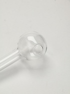 Трубка курительная из стекла, прозрачная, 10×2.5 см - Фото 3