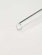 Трубка курительная из стекла, прозрачная, чаша металл, 13×2.5×4.3 см  (артикул 10919504)  большой выбор товаров оптом и в розницу по низким ценам с доставкой