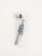 Трубка курительная из стекла, тёмно-серая, чаша металл, 12.5×4.5×3 см - Фото 6