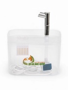 Фонтан для кошек и собак 1,5 л, 16,5 х 13 х 12 см, евророзетка, прозрачный 10926894