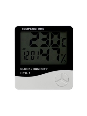 Термометр LTR-14, электронный, датчик температуры, датчик влажности, белый