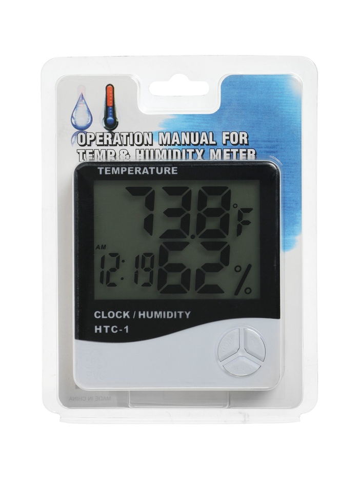 Термометр LTR-14, электронный, датчик температуры, датчик влажности, белый - фото 51870557