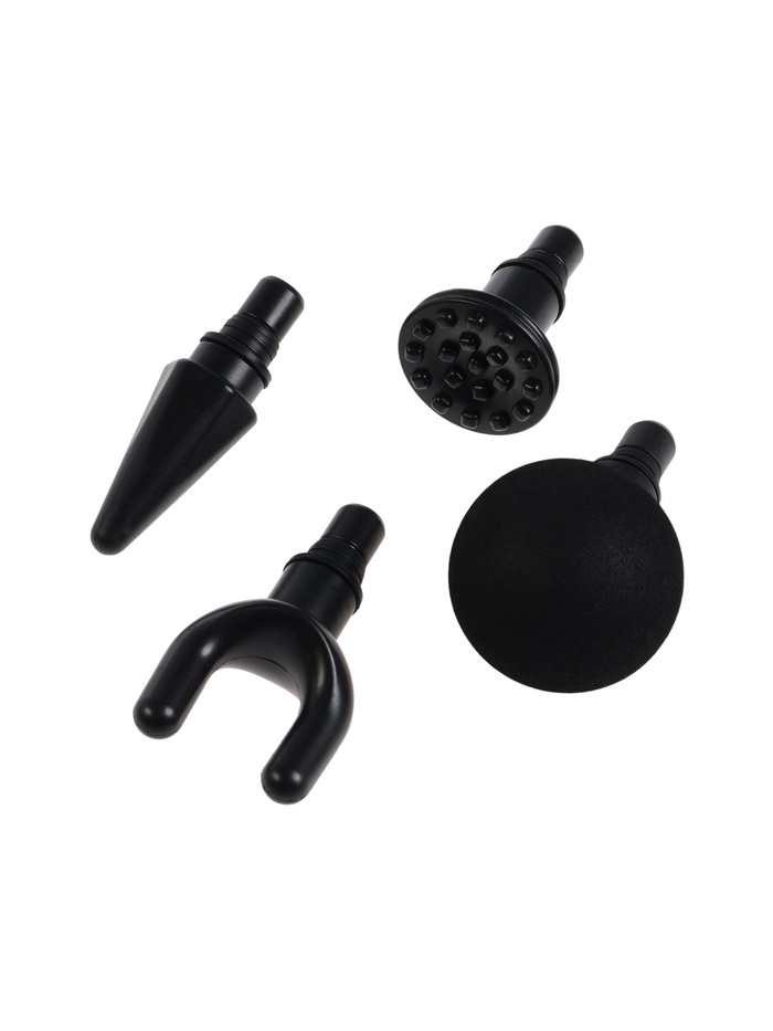 Массажёр для тела LEM-02, перкуссионный, 4 насадки, 6 режимов, 1800-3200 об/мин - фото 51925064