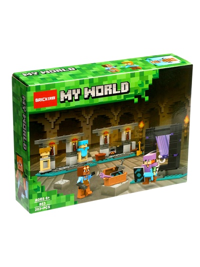 Конструктор блочный «Мой Мир. Оружейная палата» Brick, 203 детали