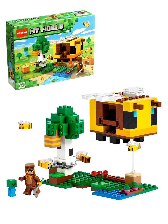 Конструктор блочный «Мой Мир. Пчелиный коттедж», 254 детали - Фото 1