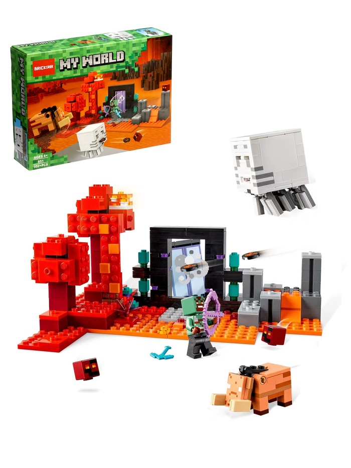 Конструктор блочный «Мой Мир. Засада на портале Пустоты», 352 детали - Фото 1