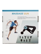 Массажёр для тела LEM-11, перкуссионный, 9 насадок, 9 режимов, чёрный - Фото 11