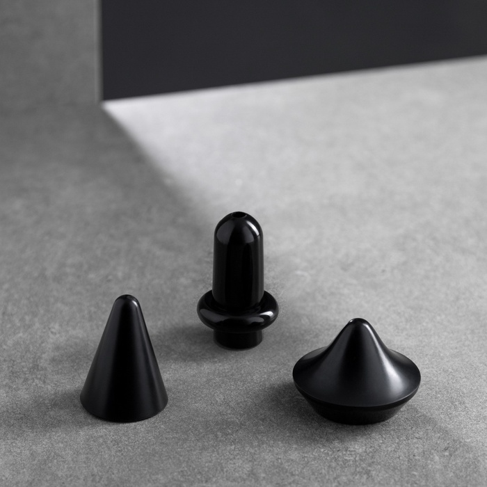 Массажёр для тела LEM-11, перкуссионный, 9 насадок, 9 режимов, чёрный - фото 51881440