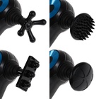 Массажёр для тела LEM-11, перкуссионный, 9 насадок, 9 режимов, чёрный - фото 23599184