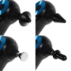 Массажёр для тела LEM-11, перкуссионный, 9 насадок, 9 режимов, чёрный - Фото 12