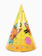 Колпак бумажный «Веселый День рождения», Три Кота, 6 шт - фото 119823938