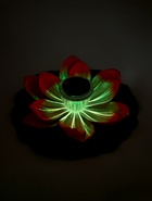 Садовый светильник для водоемов 28 х 28 х 9 см на солнечной бат-е "Лотос" красный N008 10933413