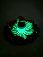 Садовый светильник для водоемов 28 х 28 х 9 см на солнечной бат-е "Лотос" красный N008 10933413