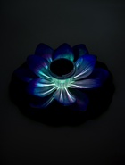 Садовый светильник для водоемов 28 х 28 х 9 см на солнечной бат-е "Лотос" фиол-ый N010 10933415