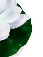 Садовый светильник для водоемов 28 х 28 х 9  см на солнечной бат-е "Лотос" бел N011 10933416