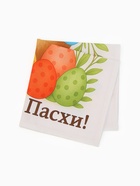 Салфетка пасхальная на стол «Пасхальный кролик» 65×65 см - фото 23599258