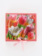 Коробка складная «Тюльпаны», 20×18×5 см - Фото 3