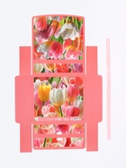 Коробка складная «Тюльпаны», 20×18×5 см - Фото 7