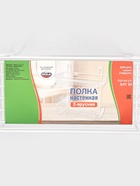 Полка для ванной прямоугольная, 2-х ярусная, 29×12.5×30 см, белая - Фото 6