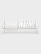 Сушилка для тарелок и кружек с поддоном 39*25*12 см, цвет белый - фото 63634605