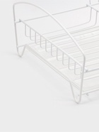 Сушилка для тарелок и кружек с поддоном, 39×25×12 см, белая - Фото 6